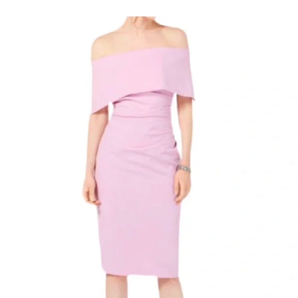 Vince Camaro Off the Shoulder Sheath Purple Lyst